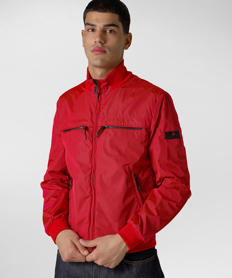 Iridescent effect biker jacket - Water Repellent Jackets | Peuterey