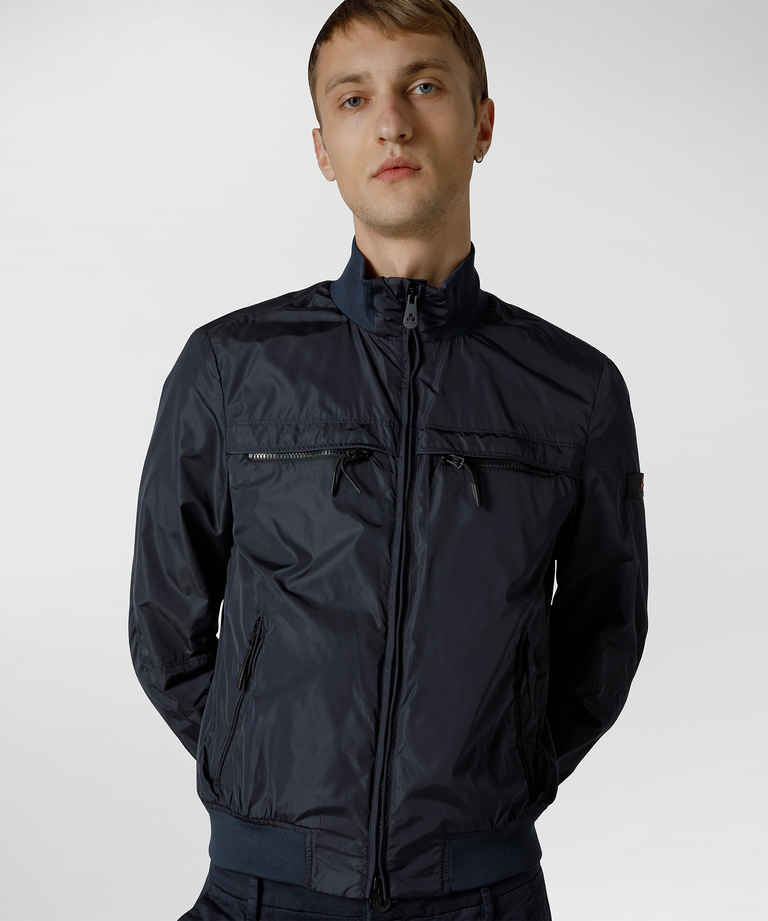 Iridescent effect biker jacket - Spring-Summer 2022 Menswear | Peuterey