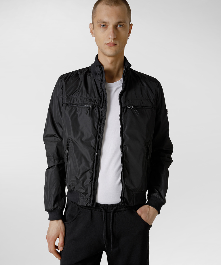 Iridescent effect biker jacket - Jackets for Men | Peuterey