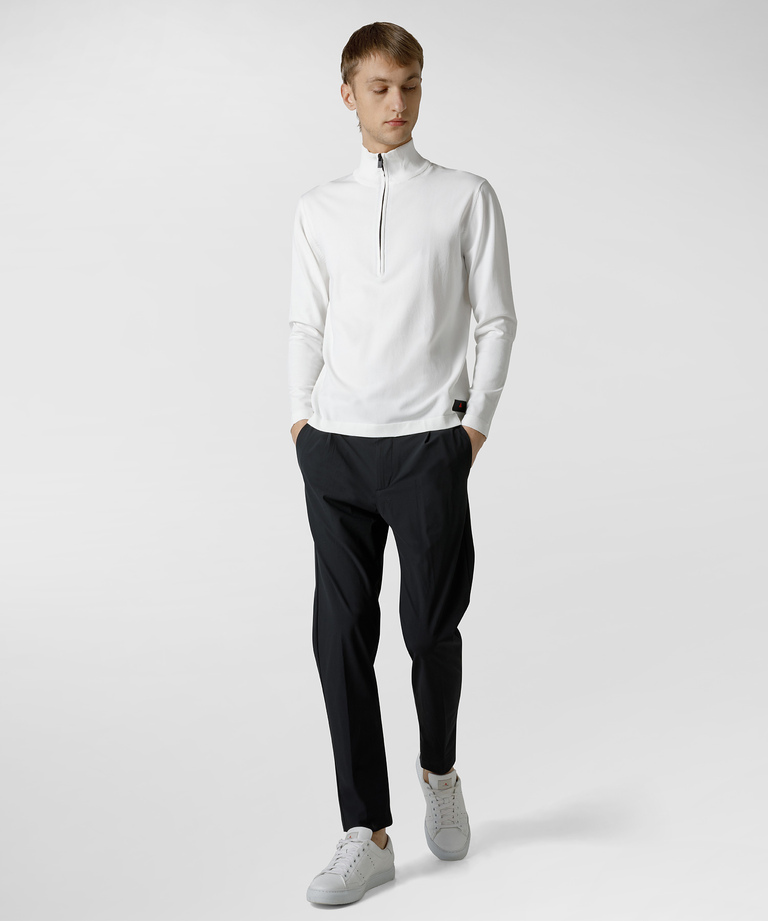 Regular fit elasticated jersey - Top And Knitwear | Peuterey