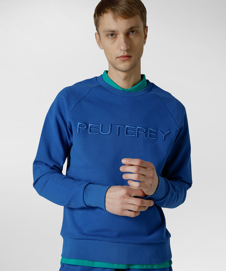 Sweatshirt mit Schriftzug auf der Vorderseite - Herrenmode Frühjahr-Sommer 2022 | Peuterey