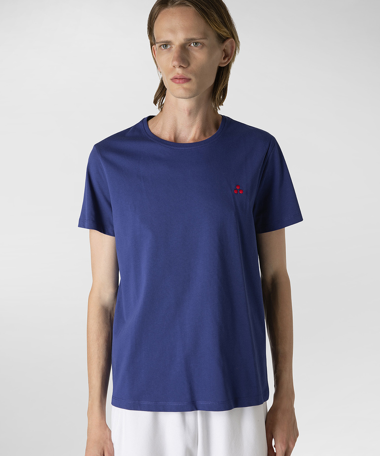 T-shirt with embroidered logo - Everyday apparel - Men's clothing | Peuterey