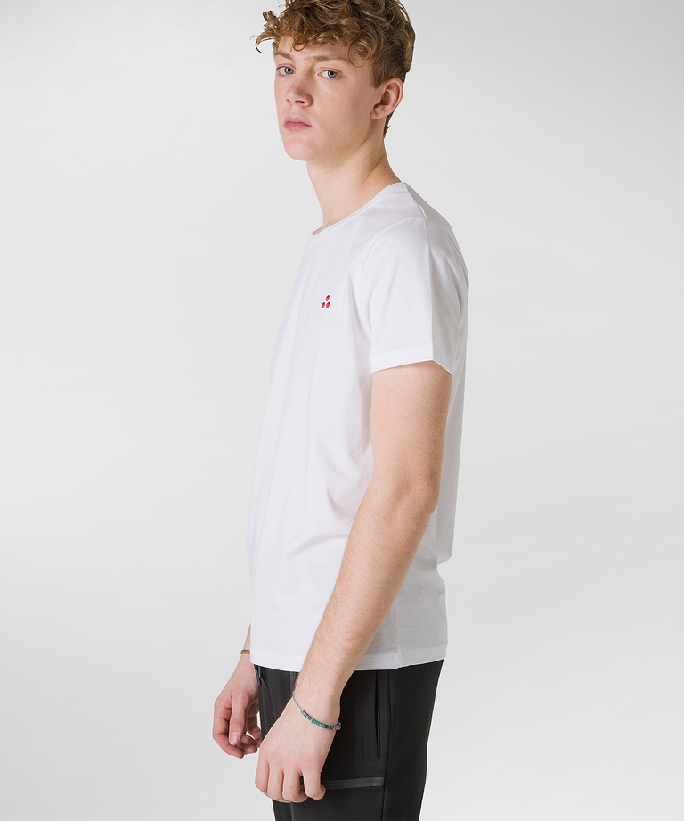 T-shirt with embroidered logo - Look Of The Week | Peuterey