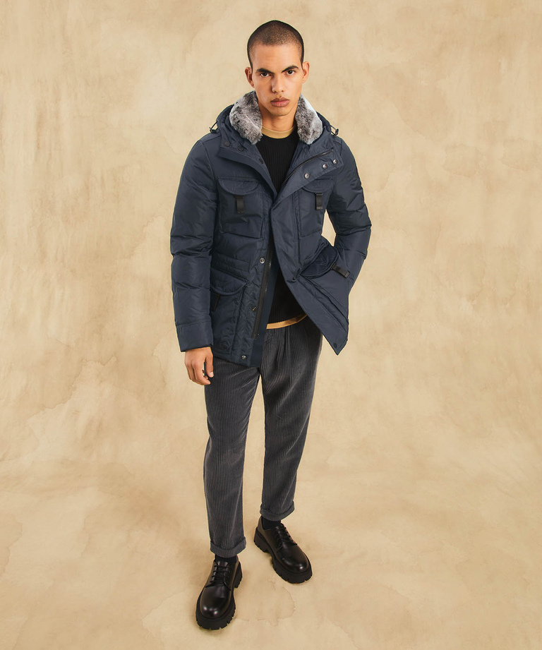 Urban field jacket con collo in pelliccia - Collezione Uomo Autunno-Inverno 2022 | Peuterey