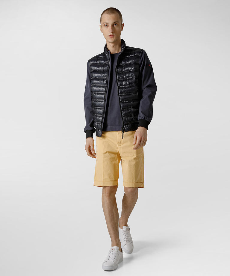 Dual-fabric bomber jacket - Jackets for Men | Peuterey