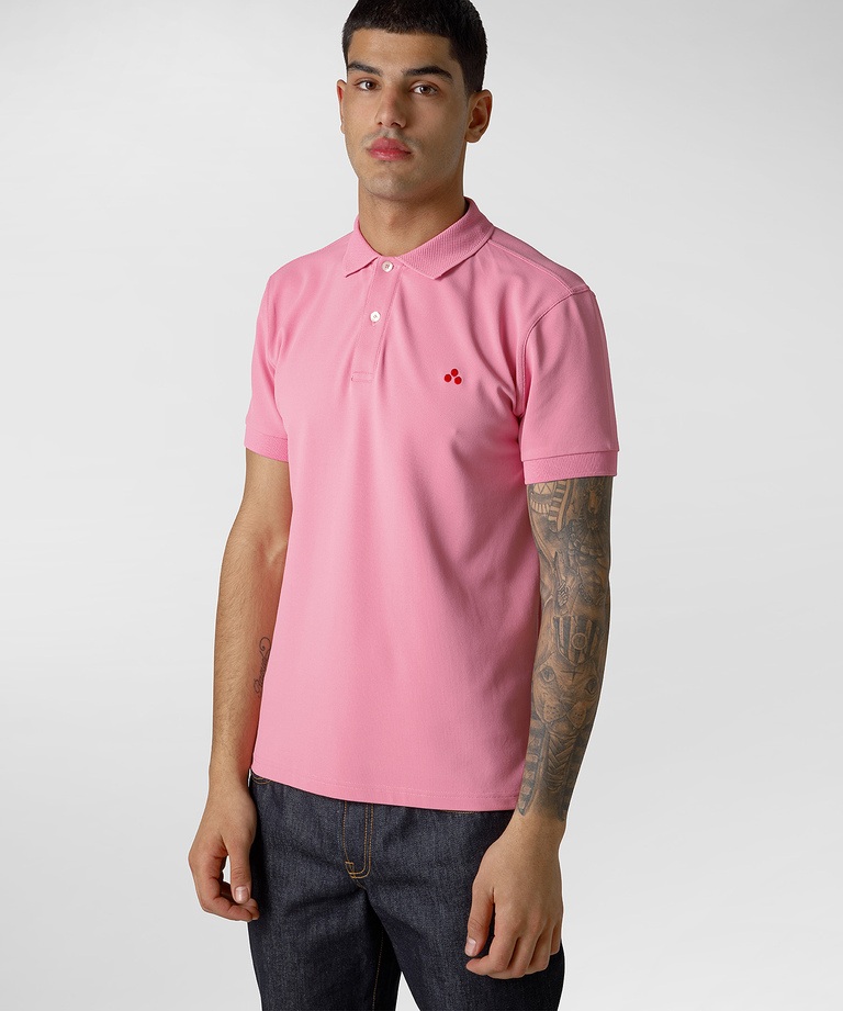 Stretch nylon jersey polo - Top And Knitwear | Peuterey