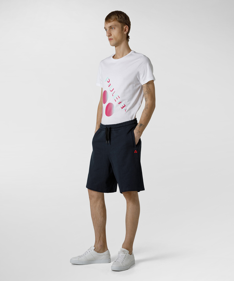 Short 100% cotton sweatpants - Trousers | Peuterey