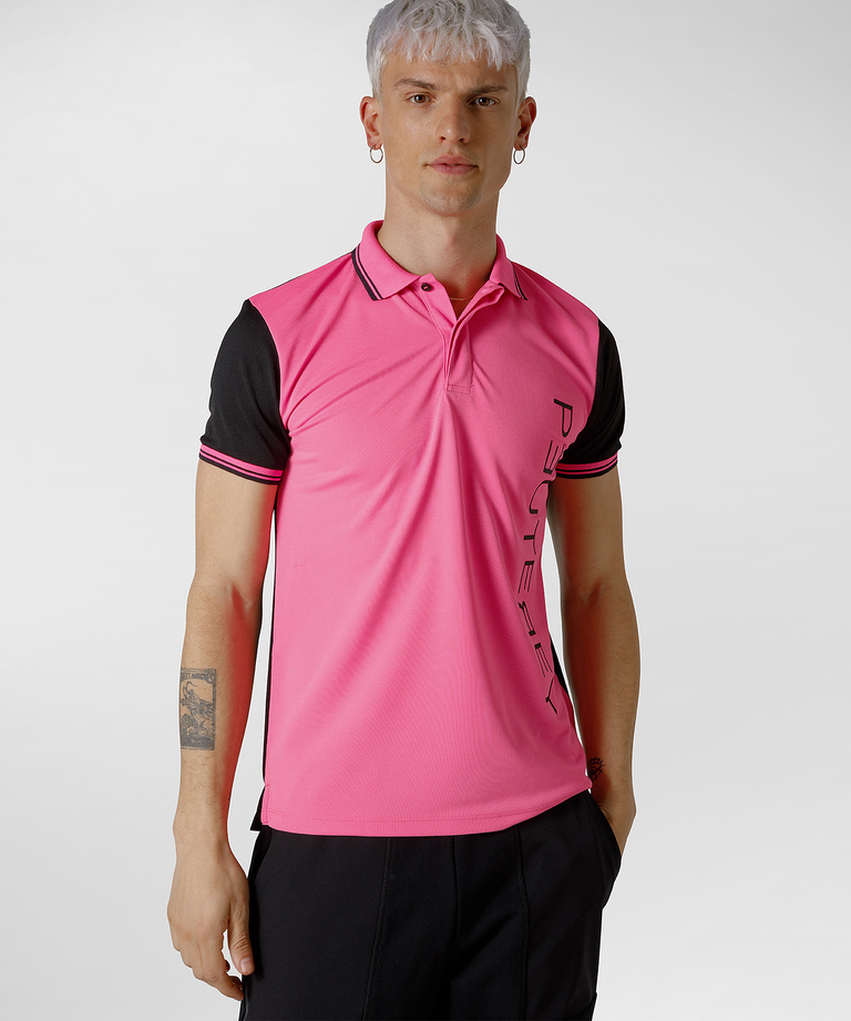 Poloshirt aus technischem Fluo-Piquet - Hemden & T-Shirts für Herren | Peuterey