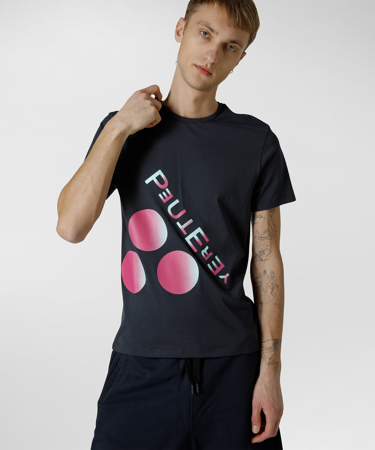 T-shirt with front print - Logo Evolution | Peuterey