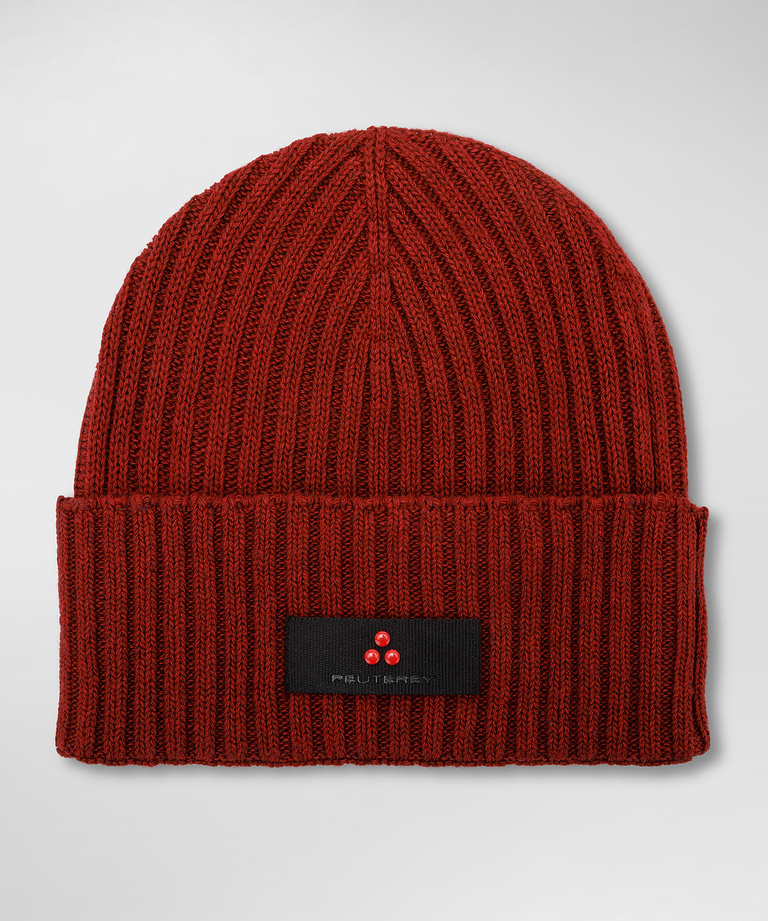 Wool blend knitted hat - Preview Men Autumn-Winter 2022 | Peuterey