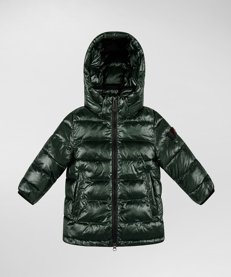 Ultra-lightweight and semi-shiny down jacket - Baby Clothing | Peuterey
