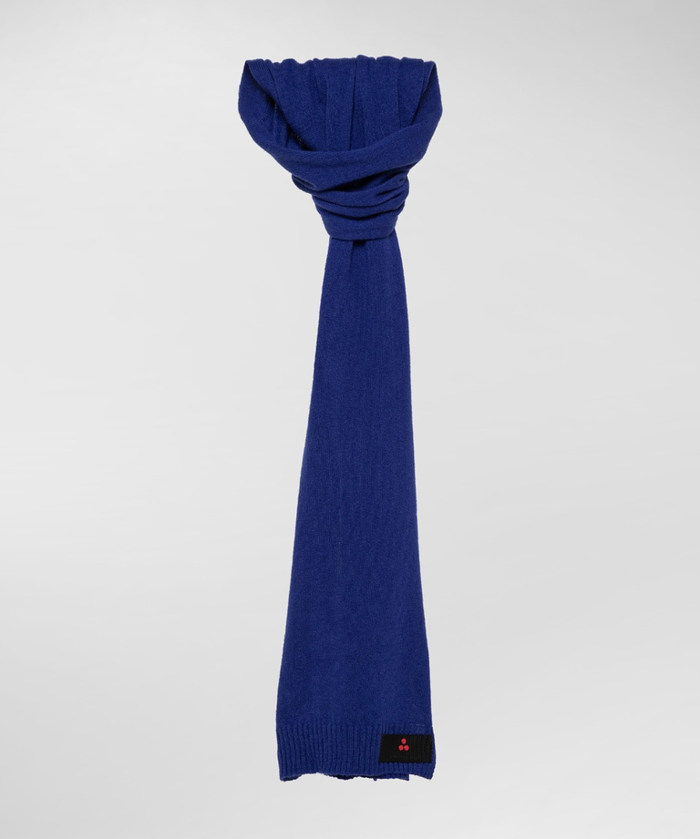 Schal aus Wollmischung mit Logoband | Peuterey