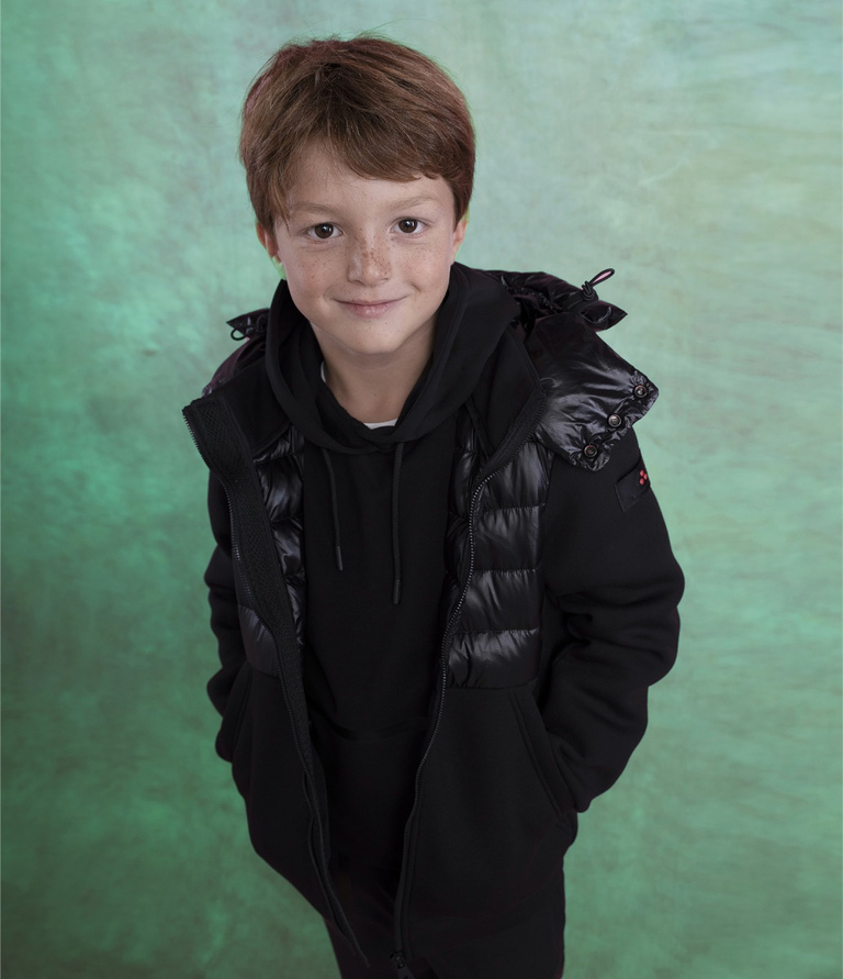 Bimat nylon and scuba bomber jacket - Boys and Teens jackets | Peuterey