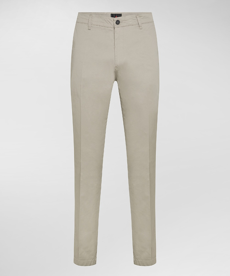 Gabardine stretch-cotton trousers | Peuterey
