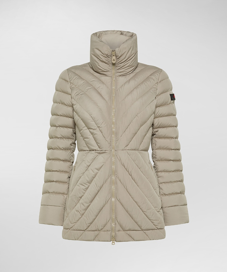 Down Jacket With Geometric Quilting - Women's Sale | Peuterey