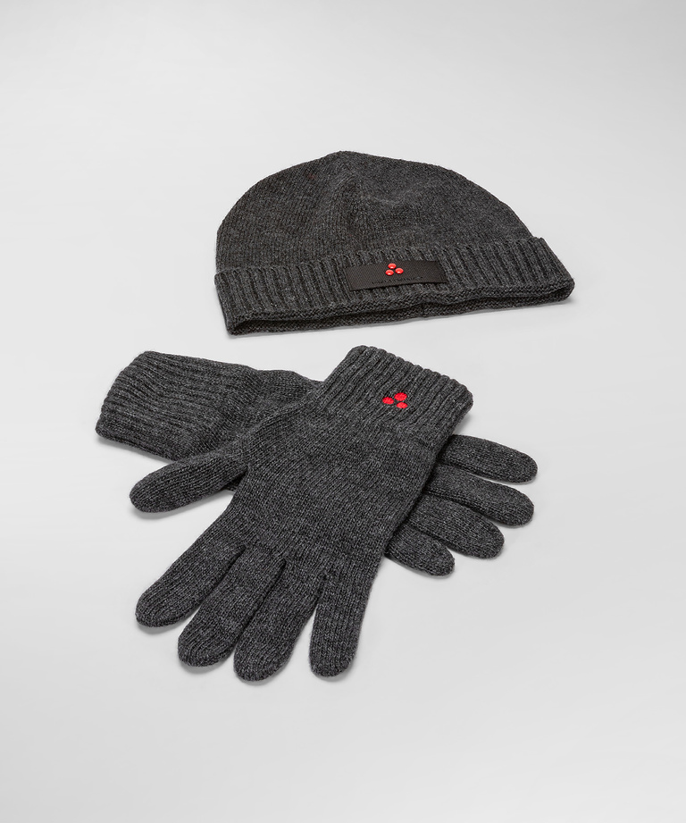 Hat and gloves kit - Winter accessories for Men | Peuterey