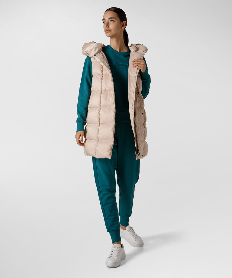 Down gilet in GRS-certified fabric - Water Repellent Jackets | Peuterey