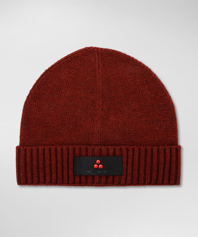 Wool blend knitted hat - Shop by mood | Peuterey