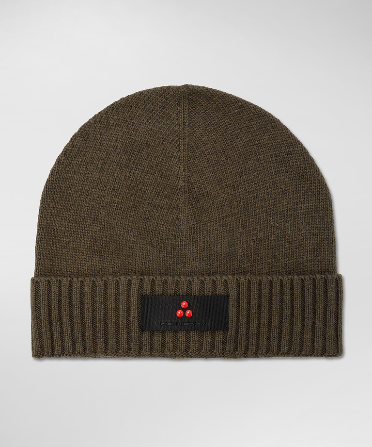Wool blend tricot hat | Peuterey