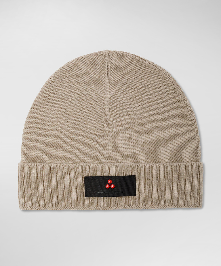 Wool blend knitted hat - Everyday apparel - Men's clothing | Peuterey