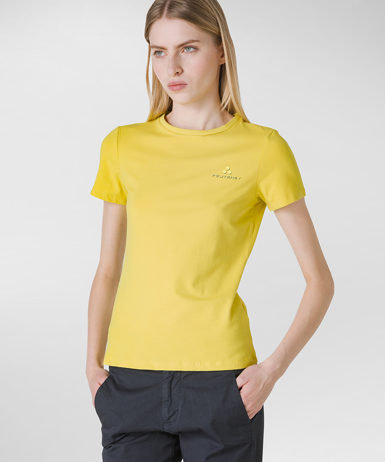 T-shirt with same-colour logo - Top and Sweatshirts | Peuterey