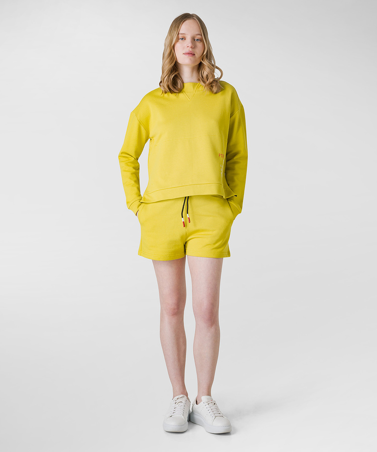 Pullover aus weichem Plüsch mit Kapuze - Kleidung | Peuterey