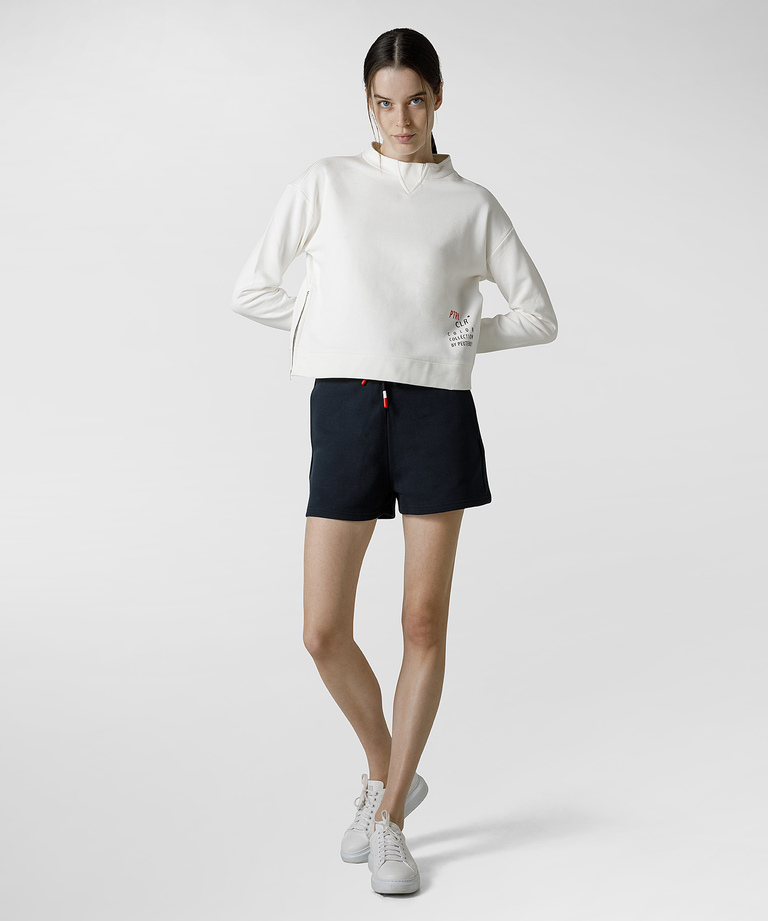 Soft cotton sweatshirt - Timeless and iconic womenswear | Peuterey