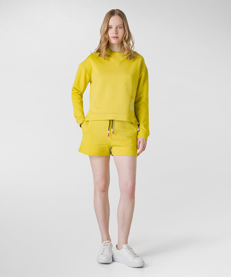 Cotton fleece shorts - WOMEN'S TROUSERS | Peuterey