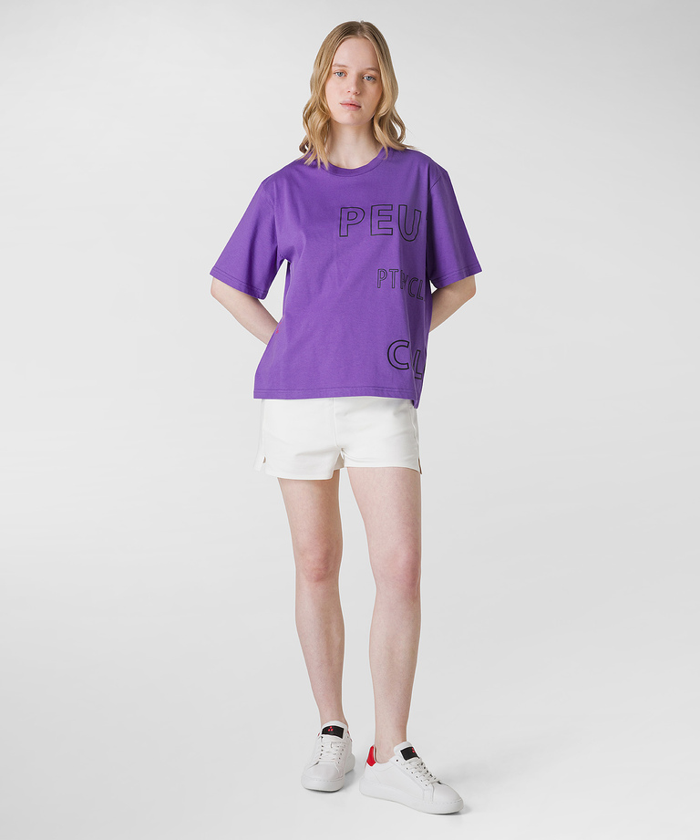 T-shirt mit gedrucktem Schriftzug - Damenmode Frühjahr/Sommer 2023 | Peuterey