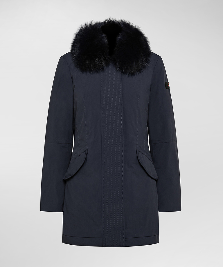 Slim jacket with fur | Peuterey