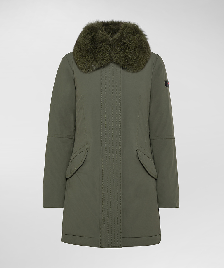 Slim jacket with fur - Winter down jackets | Peuterey