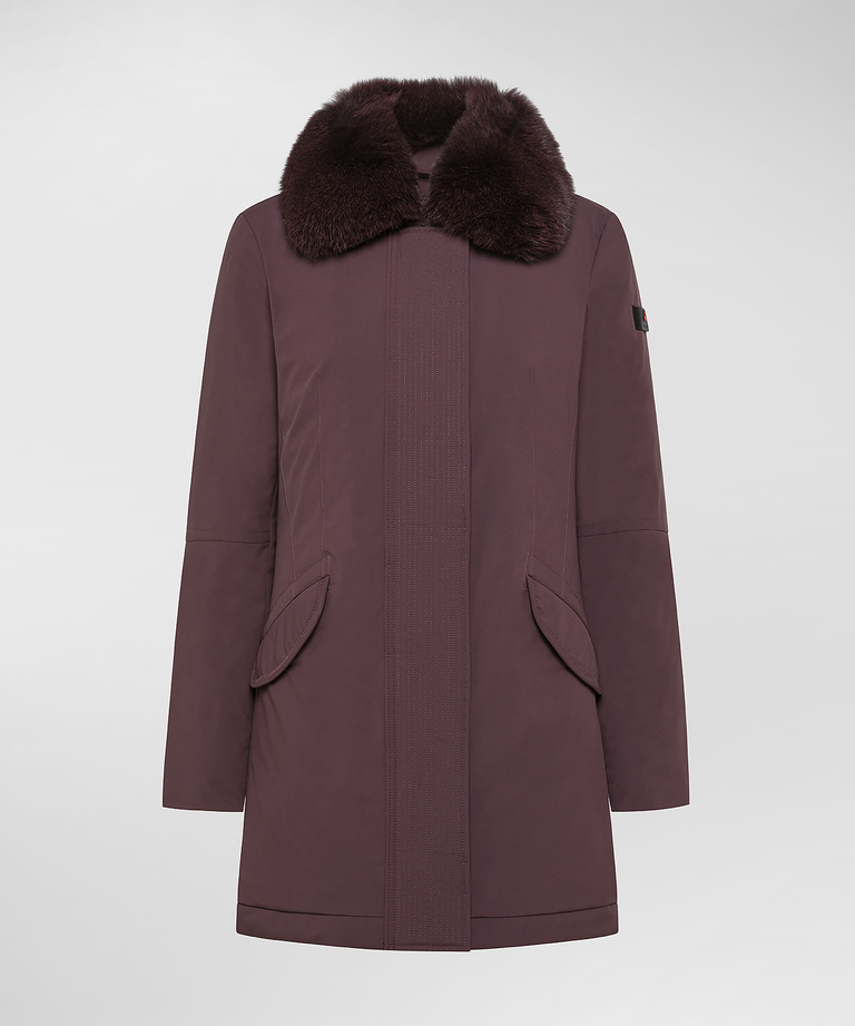Slim jacket with fur - Winter down jackets | Peuterey