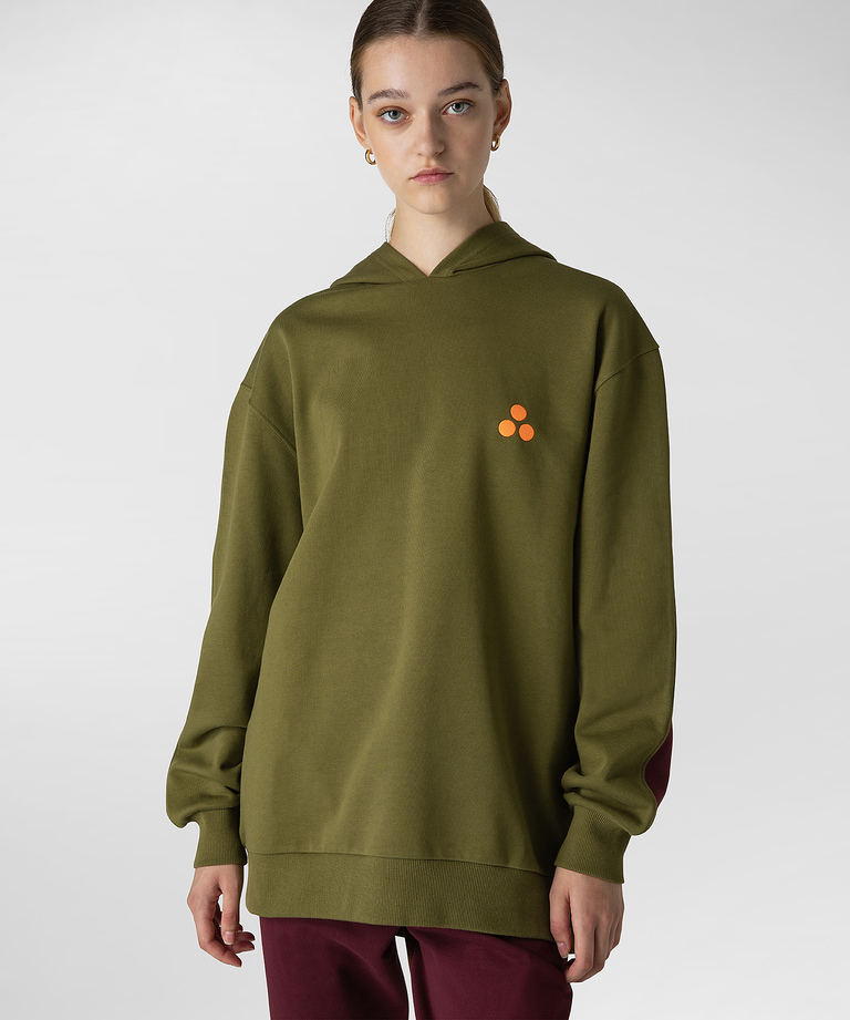 Colour block cotton sweatshirt - Women's Clothing | Peuterey