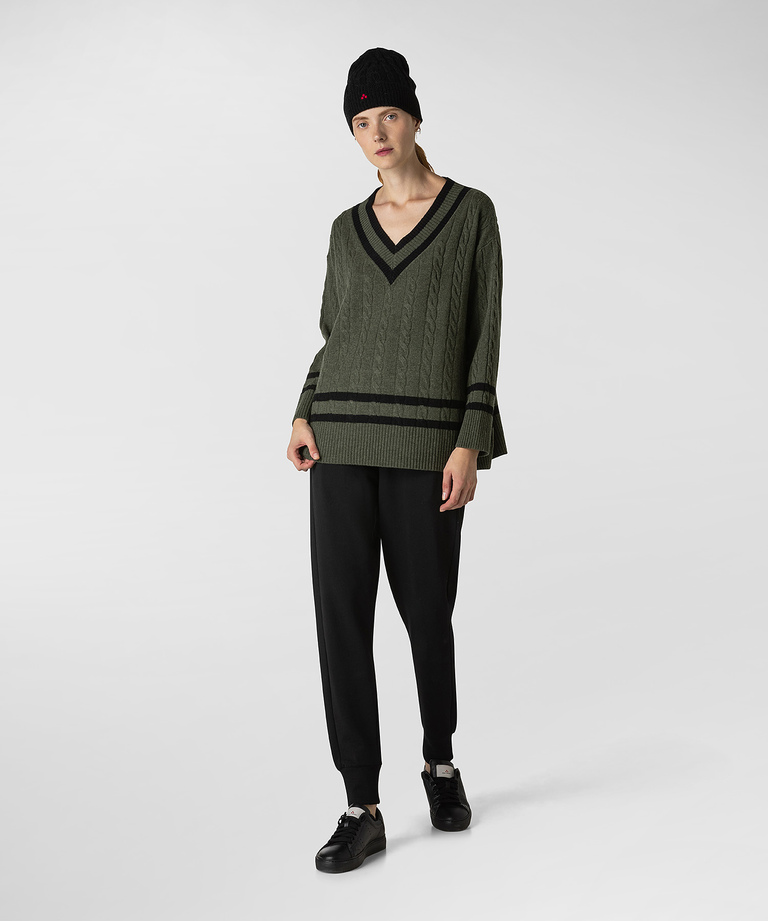 Carded merino wool jumper - Winter clothing for women | Peuterey