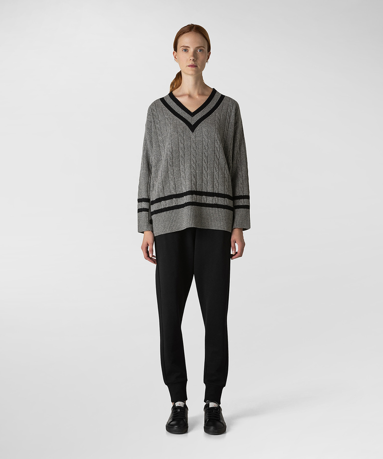 Carded merino wool jumper - Women's Clothing | Peuterey