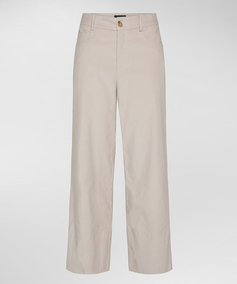 Flared velvet pants - WOMEN'S TROUSERS | Peuterey