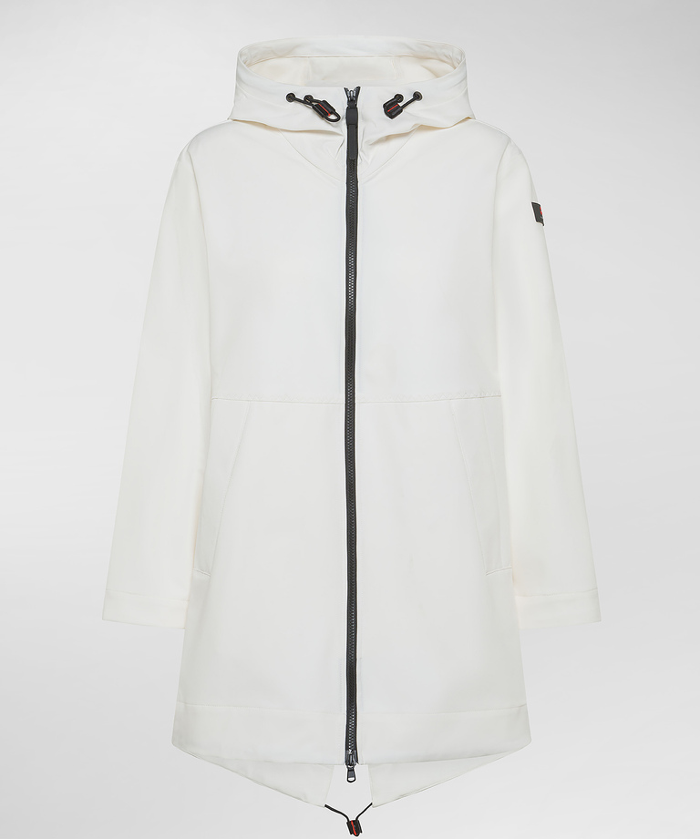 Swallow tail parka in stretch nylon - Parkas & Trench Coats for women | Peuterey