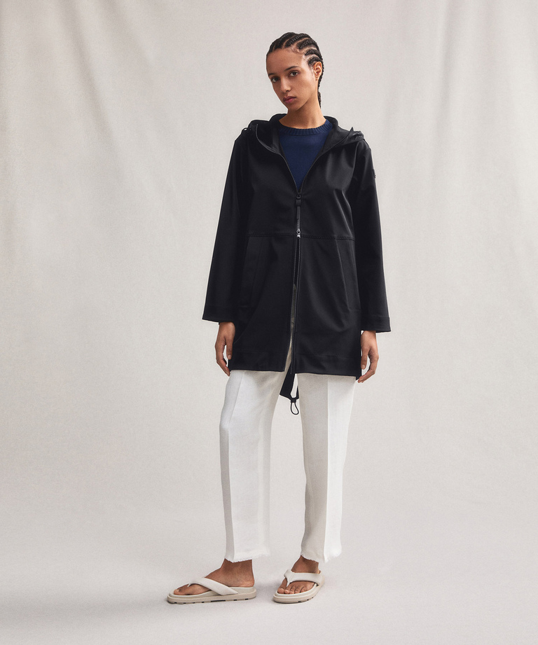 Swallow tail parka in stretch nylon - Bestsellers | Peuterey