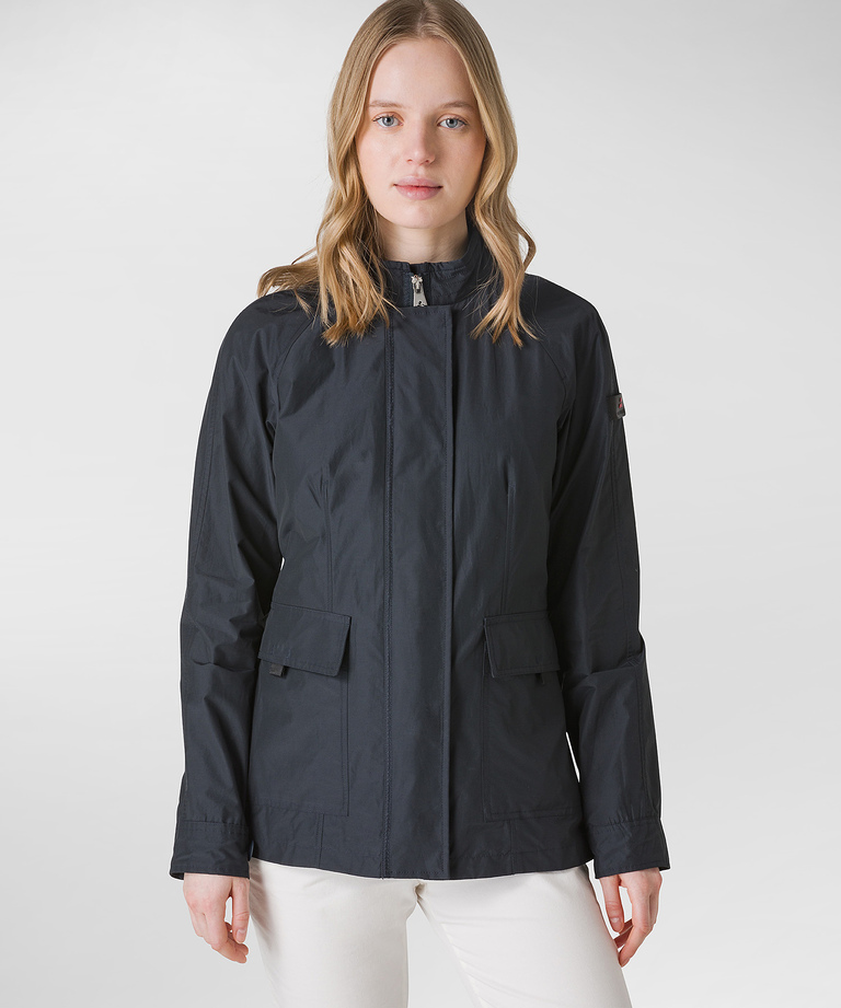 Shiny, clean-cut light blazer - Long down jacket for women | Peuterey