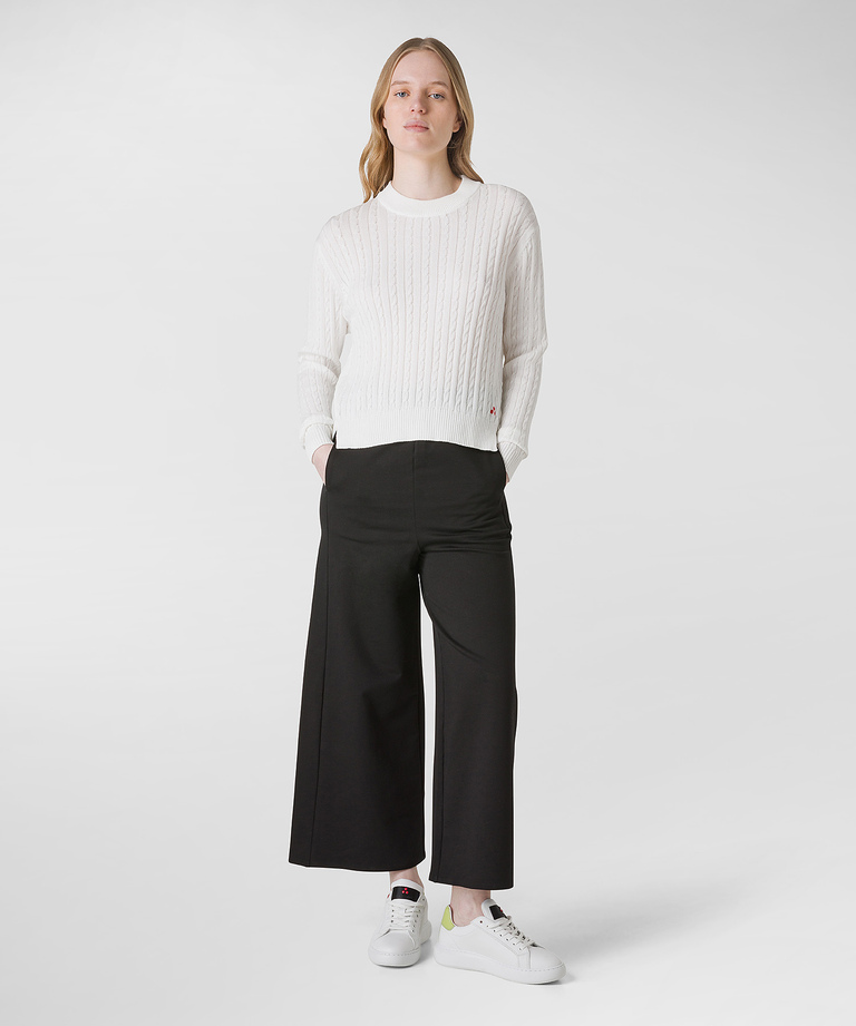 Geflochtener Trikot-Pullover - Übergangskleidung für Damen | Peuterey