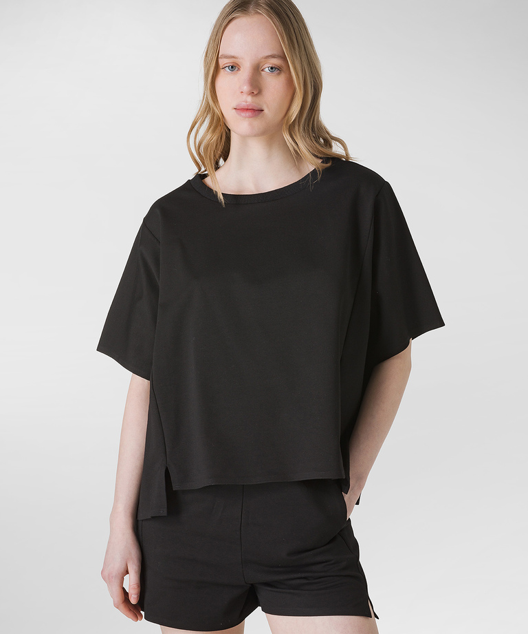 Short comfy sweatshirt - Spring-Summer 2023 Womenswear Collection | Peuterey