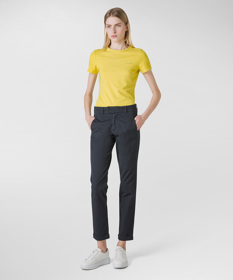 Gabardine stretch-cotton chino trousers - Bestsellers | Peuterey