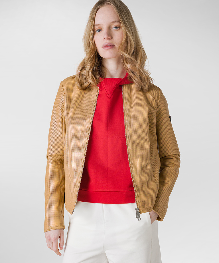Soft leather biker jacket - Timeless and iconic womenswear | Peuterey