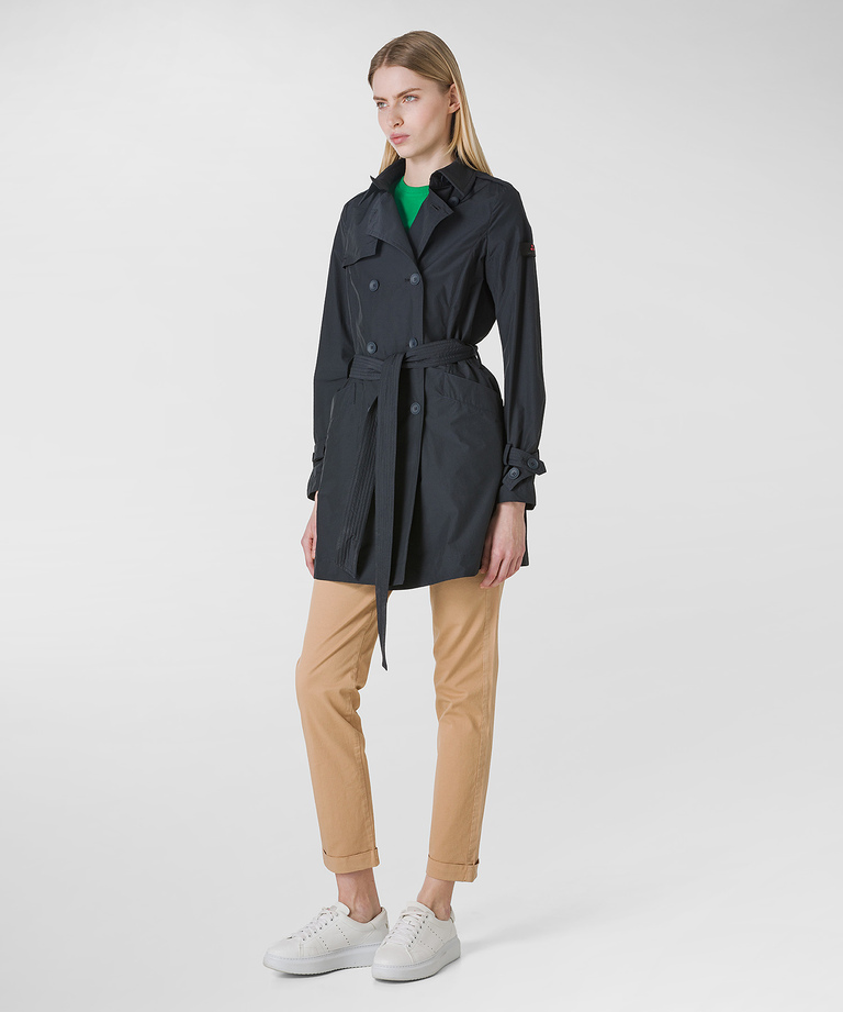 Cotton and nylon double-breasted jacket | Peuterey