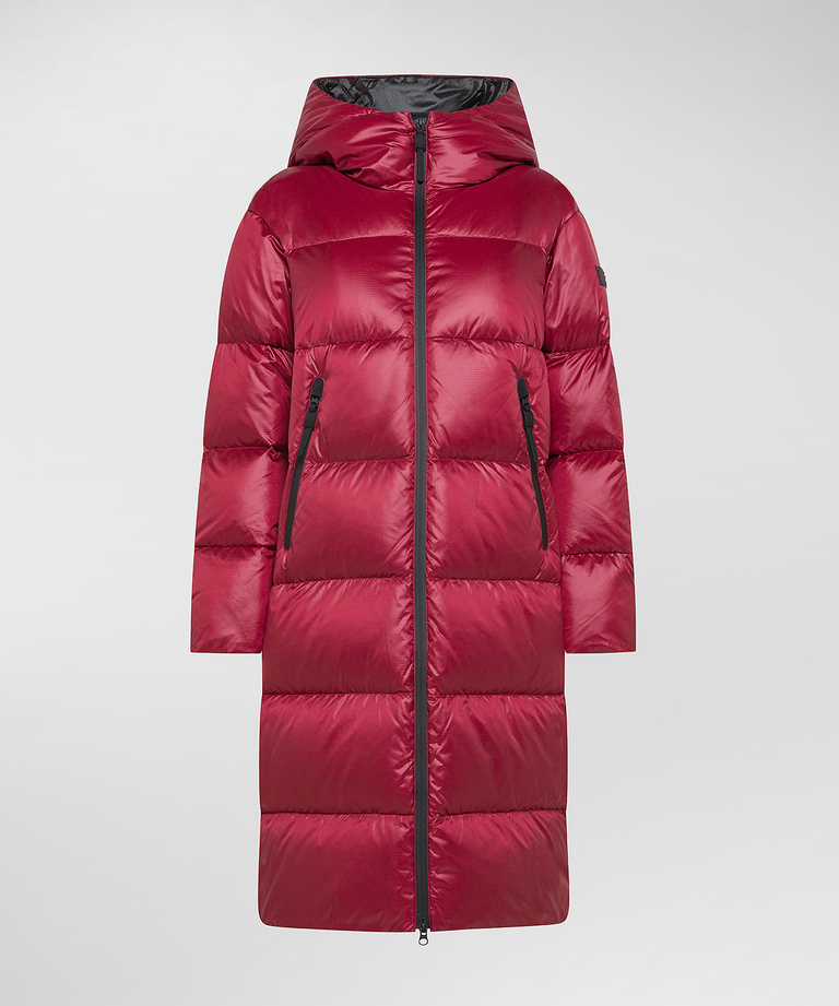 Long ripstop down jacket - Long puffer and down jackets for women | Peuterey