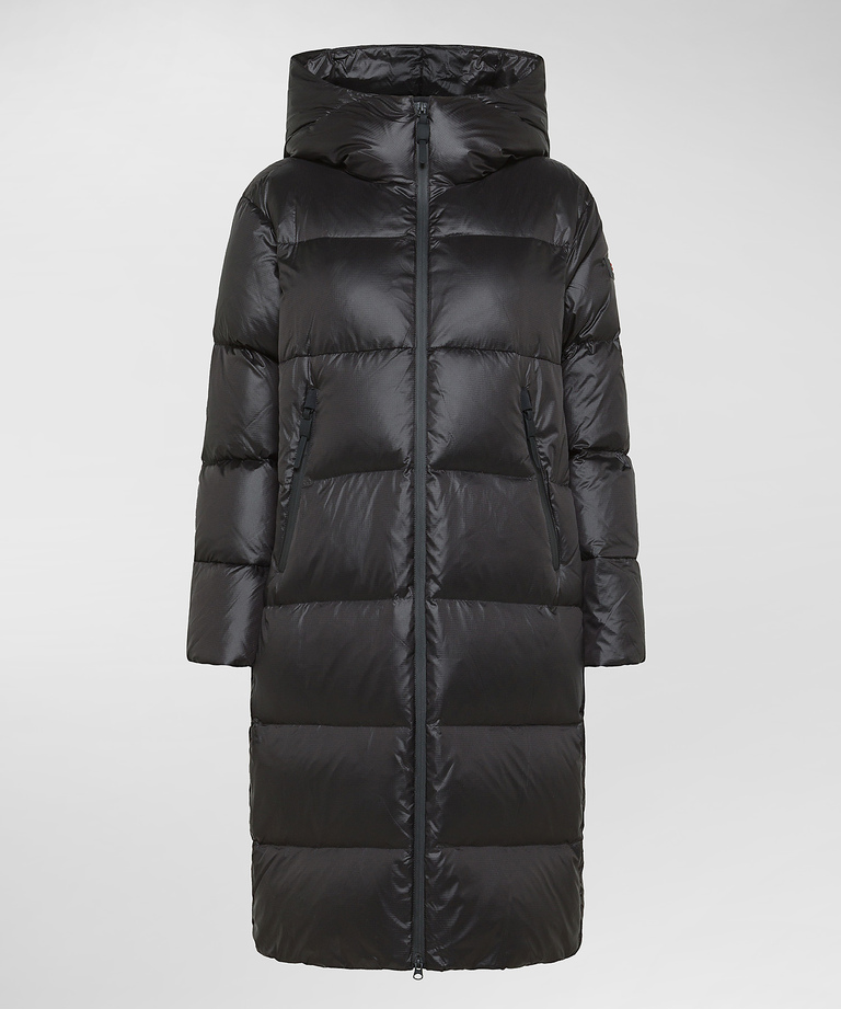 Long ripstop down jacket - Long puffer and down jackets for women | Peuterey