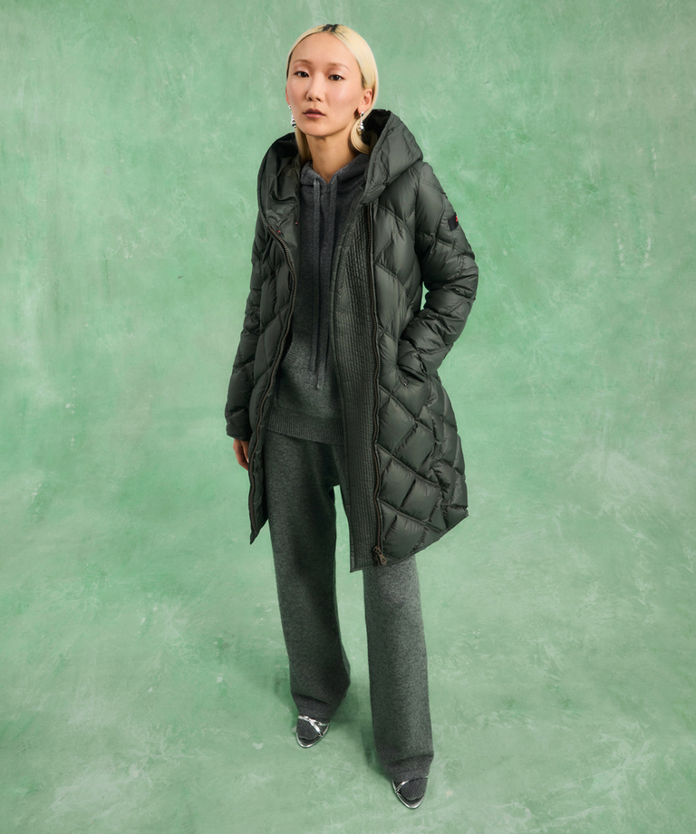 Down jacket with diamond-shaped quilting - Down Jackets | Peuterey