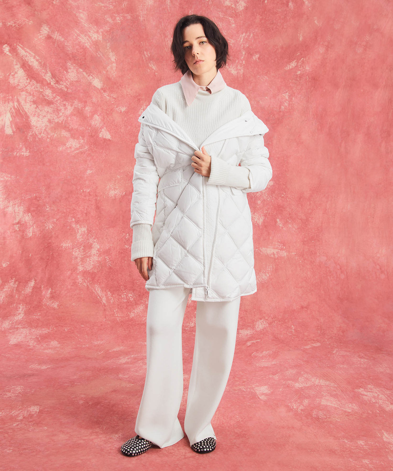 Down jacket with diamond-shaped quilting - Eco-Friendly Clothing | Peuterey