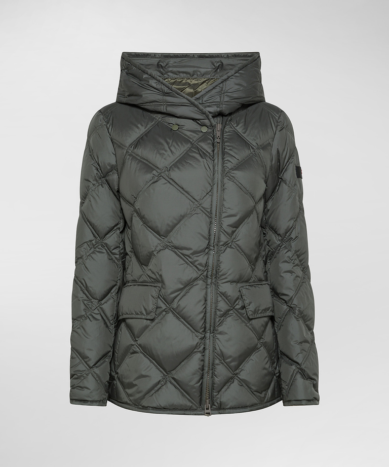 Ultra-light fabric down jacket with diamond-shaped quilting - Down Jackets | Peuterey