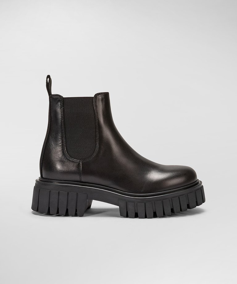 Leather boots with elastic | Peuterey